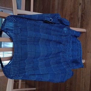 Metaphor, large, blue/black/white